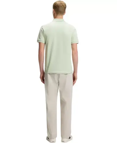 Hugo Boss Men's Stretch-Cotton Slim-Fit Polo Shirt - Open Green - 6
