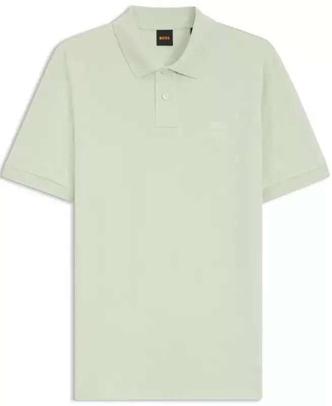 Hugo Boss Men's Stretch-Cotton Slim-Fit Polo Shirt - Open Green - 4