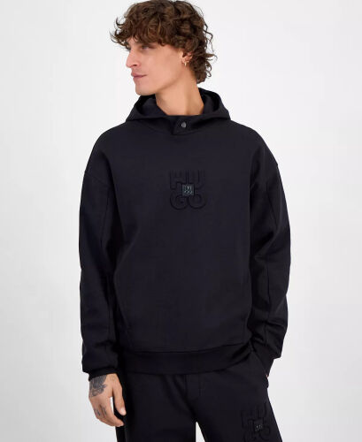 HUGO by Men's Debostaco Relaxed-Fit Logo Hoodie - HUGO BOSS