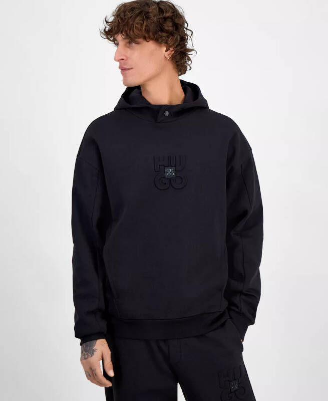 HUGO by Men's Debostaco Relaxed-Fit Logo Hoodie - 1