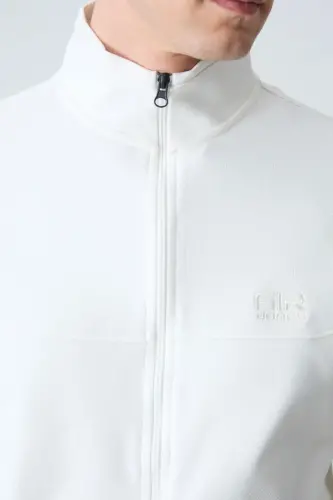 Hugo Ekru Jogger Men Tracksuit - 85198-Ecru/ecru - 3