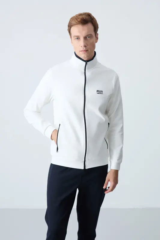 Hugo Ekru - Lacivert Jogger Erkek Eşofman Takım - 85198-Ekru/lacivert - 2