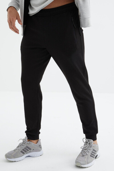 Hugo Grey Melange - Black Jogger Men's Sweatsuit - 85198 - 5