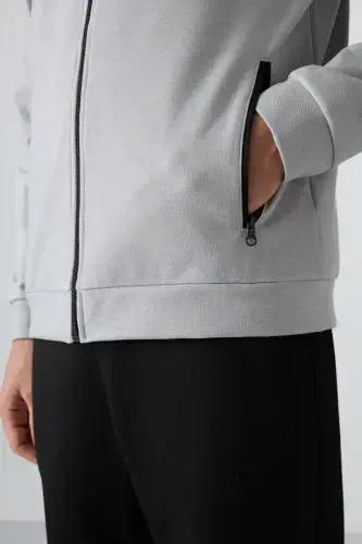 Hugo Grey Melange - Black Jogger Men's Sweatsuit - 85198 - 6