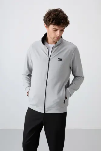 Hugo Gri Melanj - Siyah Jogger Erkek Eşofman Takım - 85198 - Gri Melanj-Siyah - 5