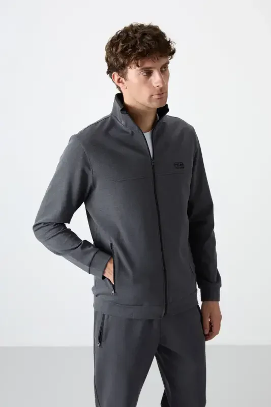 Hugo Koyu Gri Jogger Erkak Eşofman Takım - 85198-Koyu Gri - 2