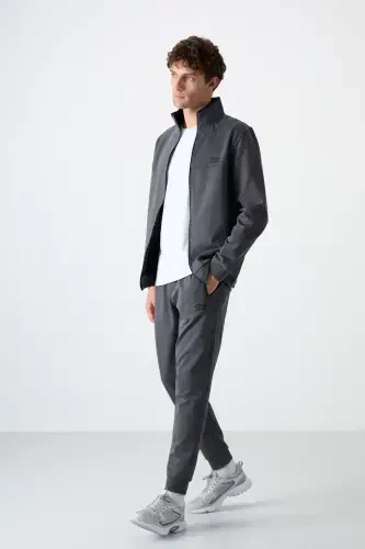 Hugo Koyu Gri Jogger Erkak Eşofman Takım - 85198-Koyu Gri - 7