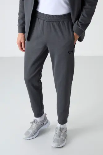Hugo Koyu Gri Jogger Erkek Eşofman Takım - 85198-Koyu Gri - 4