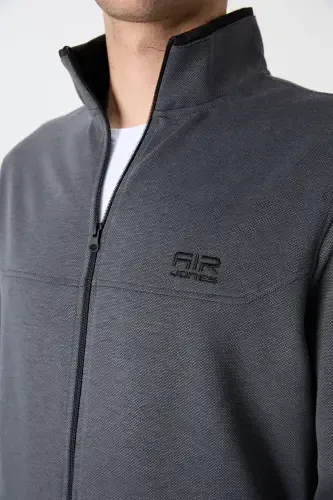 Hugo Koyu Gri Jogger Erkek Eşofman Takım - 85198-Koyu Gri - 3