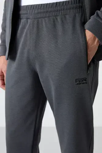 Hugo Koyu Gri Jogger Erkek Eşofman Takım - 85198-Koyu Gri - 5