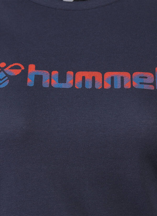 Hummel 7429 Kadın Tişörtü (Koyu Gri) - 4