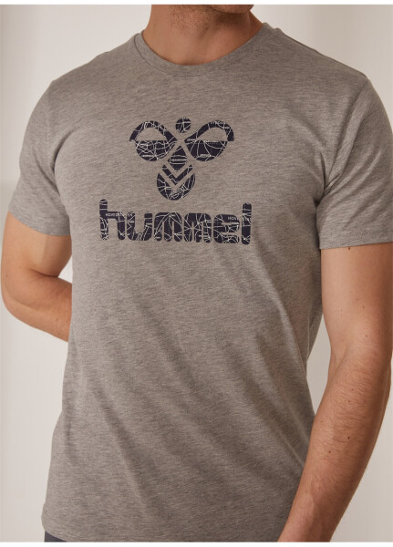 Hummel Gri Erkek Yuvarlak Yaka T-Shirt 910946-2848 AKIRA T-SHIRT S/S TEE - 13