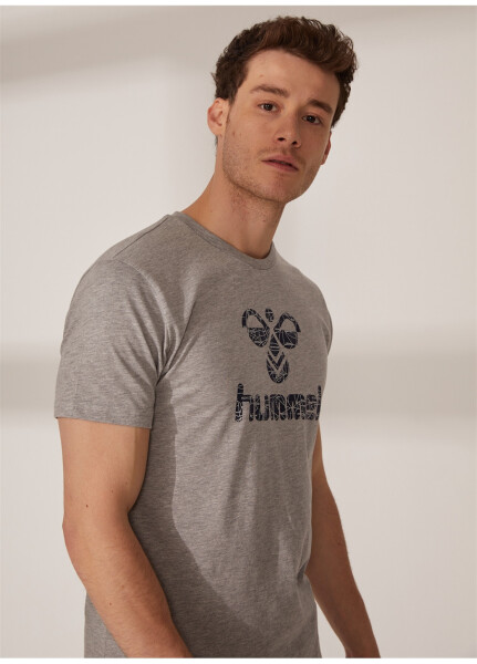 Hummel Kulrang Erkaklar Dumaloq Yoqa T-Shirt 910946-2848 AKIRA T-SHIRT S/S TEE - 12