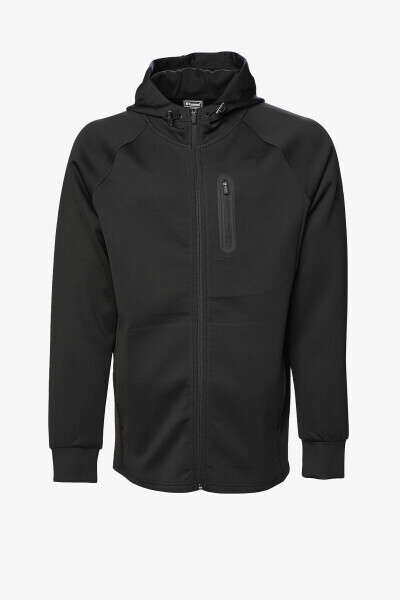 Hummel Modazonelethan Men's Hooded Sweatshirt Black - HUMMEL