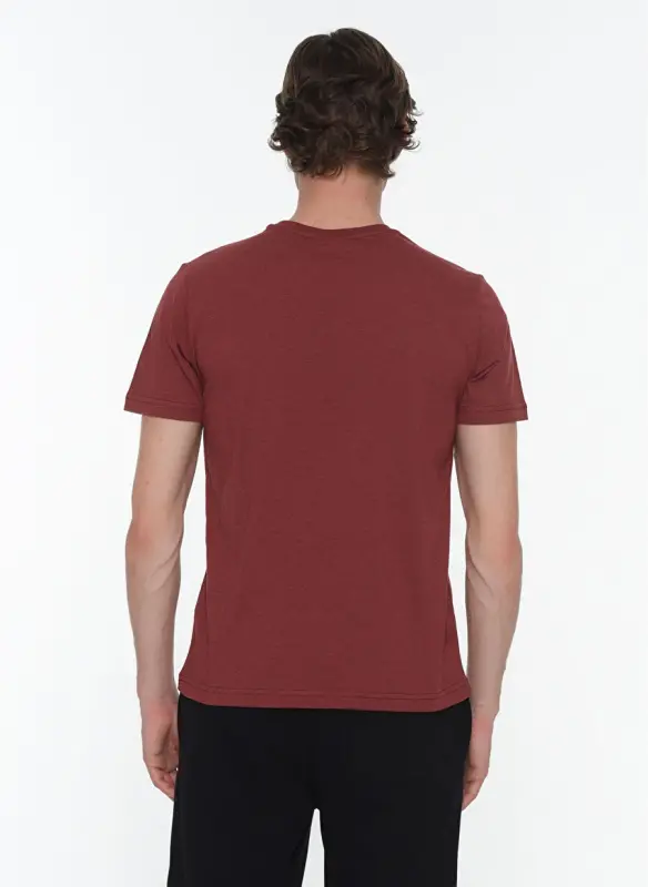 Hummel MOIRE Bordo Erkek T-Shirt 911091-3672 - 2