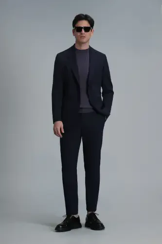 Hunter Smart Erkaklar uchun Chino Shimlar Slim Fit Ko'k - 1