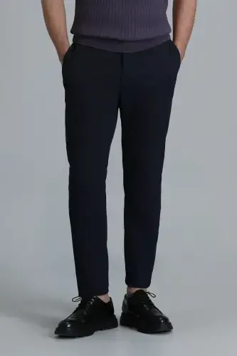 Hunter Smart Erkaklar uchun Chino Shimlar Slim Fit Ko'k - LUFIAN (1)