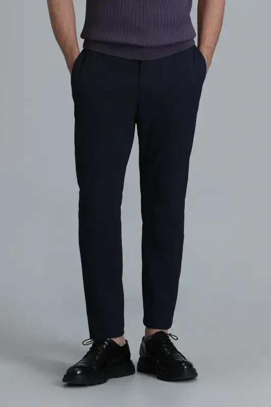 Hunter Smart Erkaklar uchun Chino Shimlar Slim Fit Ko'k - 2