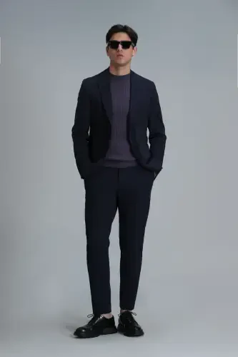 Hunter Smart Erkaklar uchun Chino Shimlar Slim Fit Ko'k - 5