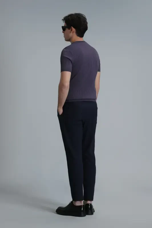 Hunter Smart Erkaklar uchun Chino Shimlar Slim Fit Ko'k - 6