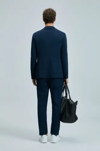 Hunter Smart Erkaklar uchun Chino Shimlar Slim Fit Ko'k - 6