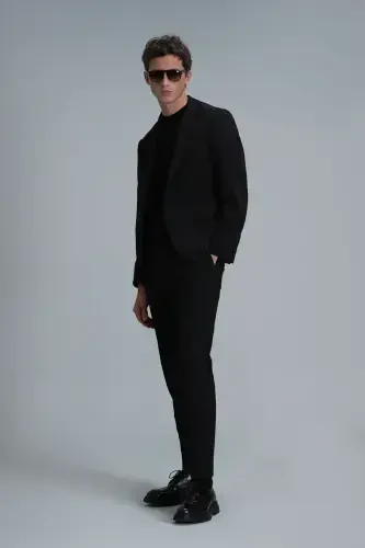 Hunter Smart Erkaklar uchun Chino Shimlar Slim Fit Qora - 5