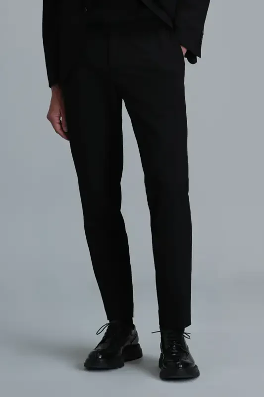 Hunter Smart Erkek Chino Pantolon Slim Fit Siyah-Siyah - 2