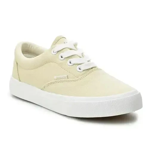 Hurley Marley Kids Lace Up Canvas Sneakers – Low Cut Skateboarding Shoes for Kids, Sports Shoes for Boys and Girls - HURLEY