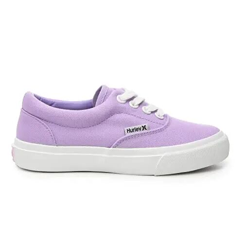 Hurley Marley Kids Lace Up Canvas Sneakers – Low Cut Skateboarding Shoes for Kids, Sports Shoes for Boys and Girls - Hurley (1)