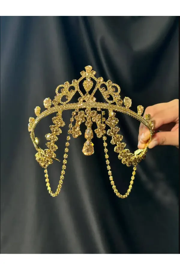 Hürrem Bride Henna Crown-gold - 1
