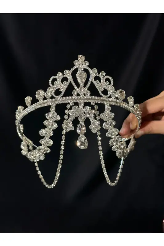 Hürrem Bride Henna Crown-white - 1