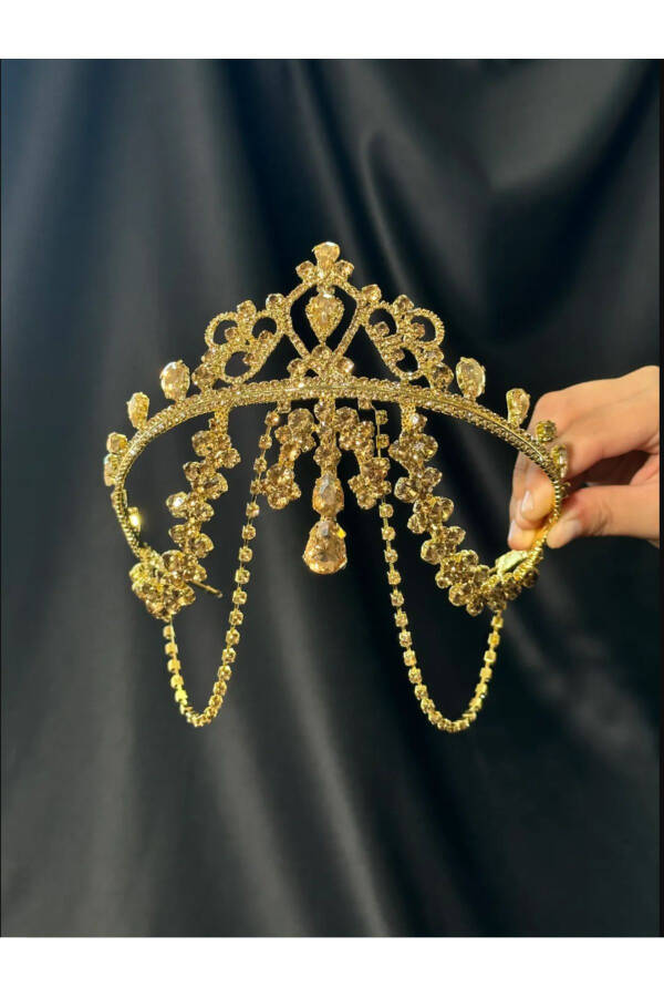 Hürrem Gelin Kına Tacı-gold - 1