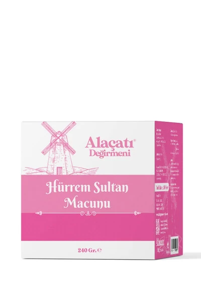 Hürrem Macuni Dulavrat O'ti, Civanperçemi, Hayit va Keçiboynuzi Pekmezi İçeren 240 gr Macun - ALAÇATI DEĞIRMENI