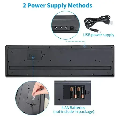 Hurricane Kids Piano Keyboard, 61 Keys Beginner Electronic Keyboard Portable Digital Music Keyboard, Early Education Music Instrument with Microphone & Music Sheet Stand, Gift for Boy Girl - 6