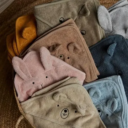 Huxie Baby Hooded Towel – Organic Cotton Baby Bath Towels, 32