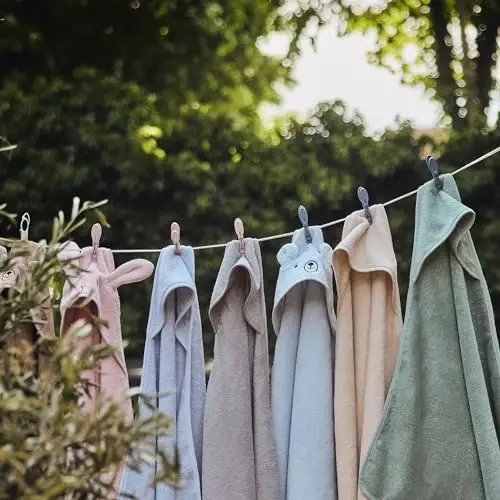 Huxie Baby Hooded Towel – Organic Cotton Baby Bath Towels, 32