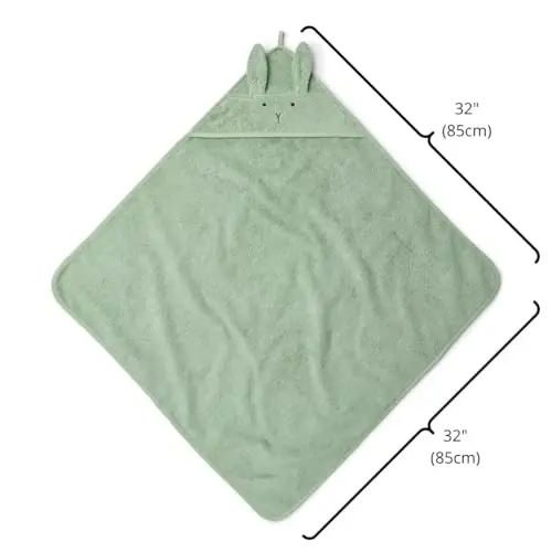 Huxie Baby Hooded Towel – Organic Cotton Baby Bath Towels – Baby Towels, Baby Bath Towels for Baby Boy, 32