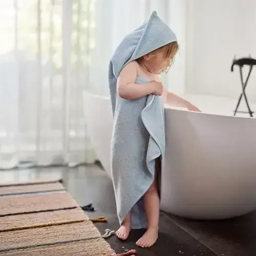 Huxie Baby Hooded Towel – Organic Cotton Baby Bath Towels – Baby Towels, Baby Bath Towels for Baby Boy, Baby Girl, 32