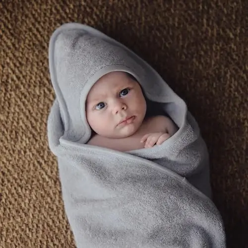 Huxie Baby Hooded Towel – Organic Cotton Baby Bath Towels – Baby Towels, Baby Bath Towels for Baby Boy, Baby Girl, 32