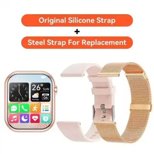 Hwagol Smart Watch (Answer/Make Call) 1.85inch Fitness Tracker, DIY Dials/Pedometer/Calories/Multiple Sport Modes/Voice Assistant, Smart Watches for Men Women Android iOS Phones - 11