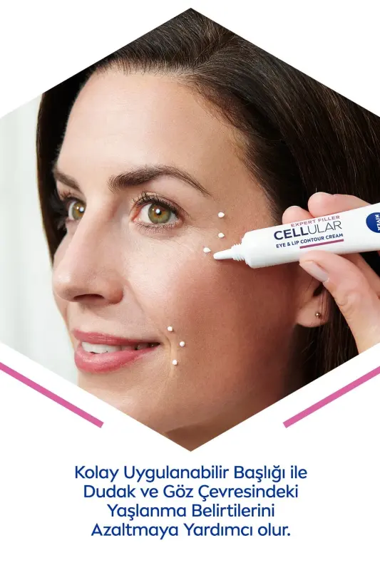 Hyaluron Cellular Filler 15 ml qattiqlashtiruvchi ko'z kremi, nozik chiziqlar ko'rinishini kamaytiradi, kollagen - 2