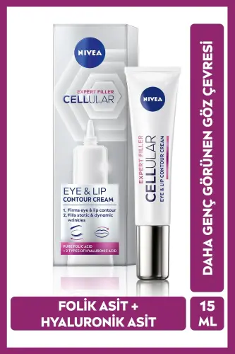 Cellular Expert Filler Kırışıklık Karşıtı Göz Kremi 15 ml,Sıkılaştırıcı,,Kaz Ayağı,Hyaluronik Asit - 1