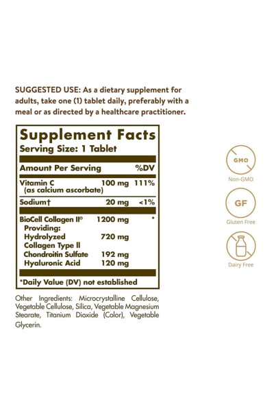 Hyaluronic Acid 120 Mg 30 Tablets - 21