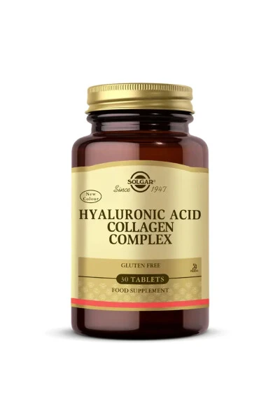 Hyaluronic Acid Collagen Complex 30 Tablets - SOLGAR
