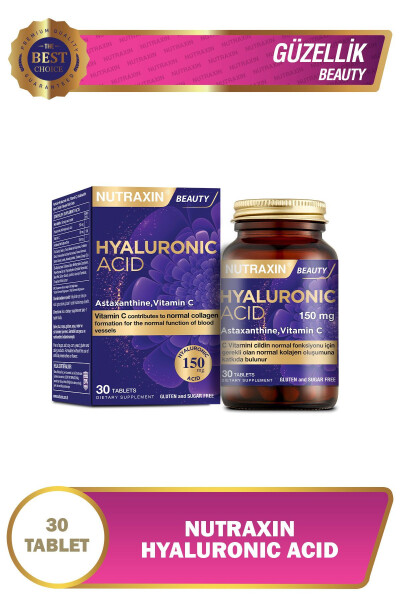 Hyaluronic Acid Dietary Supplement 30 Tablets - 1