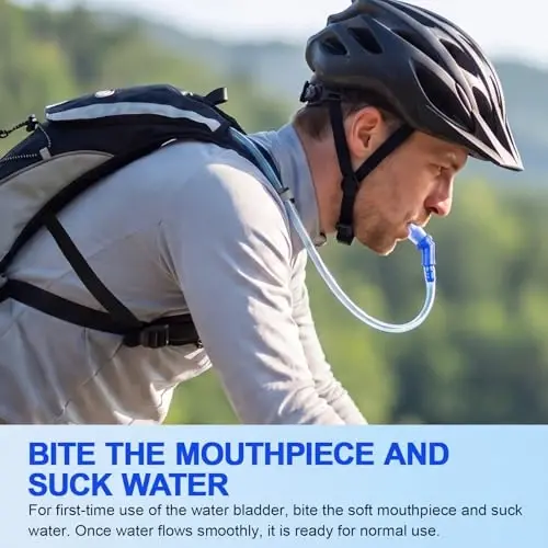 Hydration Pack with 2L Hydration Bladder Lightweight Insulation Water Rucksack Backpack Bladder Bag Cycling Bicycle Bike/Hiking Climbing Pouch - 4