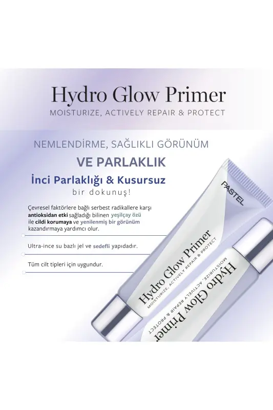 Hydro Glow Primer - Aydınlatıcı Ve Nemlendirici Makyaj Bazı - Nude Glow - 7