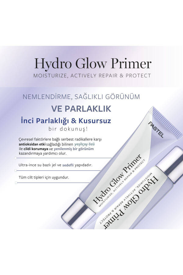 Hydro Glow Primer Ta'mirlash & Himoya 30 ml Namlantirish Makyaj Bazasi - 7