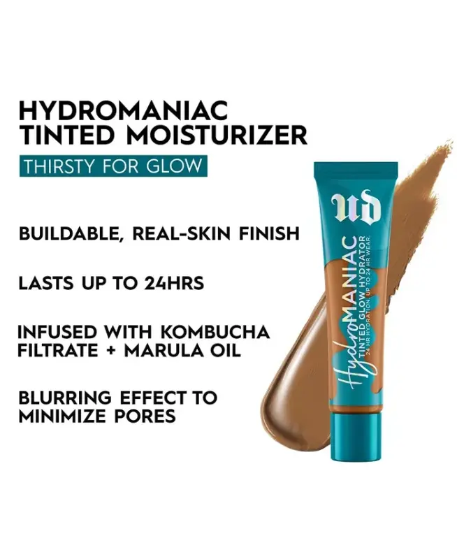 Hydromaniac Hydrating Dewy Foundation for Dry Skin-70 (deep warm-warm undertones) - 2