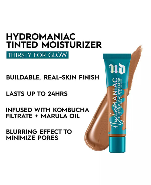 Hydromaniac Tinted Glow Hydrator Foundation 61 (medium deep-neutral undertones) - 3